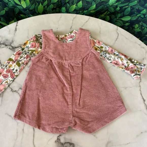 Mud Pie Corduroy Shortalls 12-18 months - Picture 4 of 6